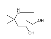 3-[(4-hydroxy-2-methylbutan-2-yl)amino]-3-methylbutan-1-ol结构式