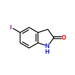 5-碘吲哚啉-2-酮结构式