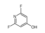 2,6-二氟吡啶-4-醇结构式