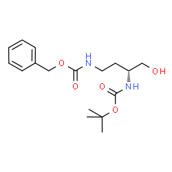 Boc-D-Dab(Z)(ol)结构式