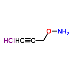 O-(丙-2-炔-1-基)羟胺盐酸盐结构式