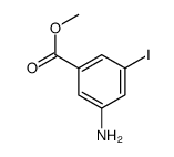 3-氨基-5-碘苯甲酸甲酯结构式