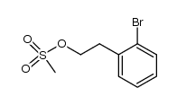 2-(2-bromophenyl)ethyl methanesulfonate结构式