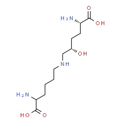 delta-hydroxylysylnorleucine结构式