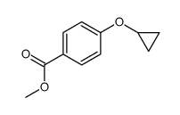 4-Cyclopropoxy-benzoic acid Methyl ester结构式