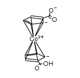 Co(III)(η5-C5H4COOH)(η5-C5H4COO) Structure