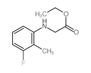 Glycine,N-(3-fluoro-o-tolyl)-, ethyl ester (8CI) picture