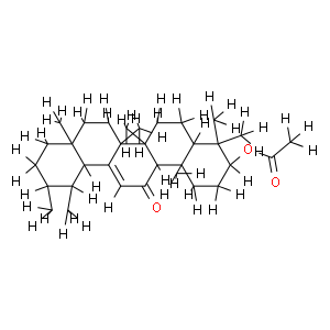 alpha-香树脂酮醇乙酸酯结构式
