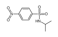 N-异丙基-4-硝基苯磺酰胺结构式