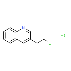 3-(2-氯乙基)喹啉盐酸盐结构式