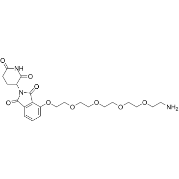 Thalidomide-O-PEG4-amine结构式