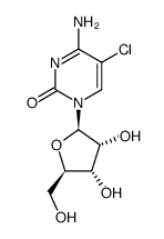 5-氯胞苷结构式