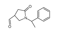 (R)-5-氧代-1-((R)-1-苯基乙基)吡咯烷-3-甲醛结构式