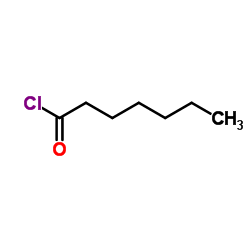 Heptanoyl chloride structure