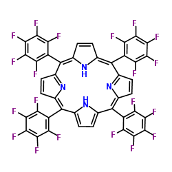5,10,15,20-四(五氟苯基)卟吩结构式