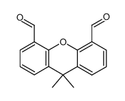 9,9-dimethyl-9H-xanthene-4,5-dicarbaldehyde Structure