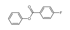 4-fluorobenzoic acid phenyl ester结构式
