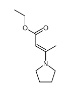 2-Methyl-3-pyrrolizinopropenoic acid ethyl ester结构式