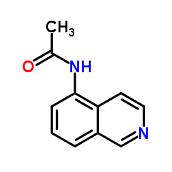 5-乙酰氨基异喹啉结构式
