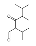 6-Methyl-3-isopropyl-2-oxocyclohexanecarbaldehyde结构式