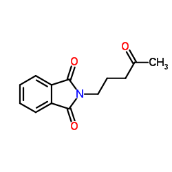 2-(4-氧代戊基)-1H-异吲哚-1,3(2H)-二酮结构式