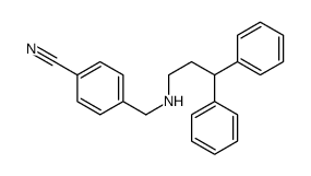 4-[(3,3-diphenylpropylamino)methyl]benzonitrile结构式