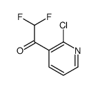 Ethanone, 1-(2-chloro-3-pyridinyl)-2,2-difluoro- (9CI)结构式