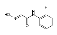 N-(2-Fluorophenyl)-2-hydroxyiminoacetamide结构式