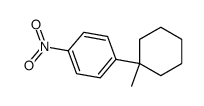 1-(1-methylcyclohexyl)-4-nitrobenzene Structure