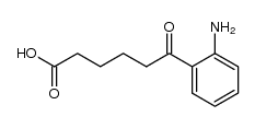 6-(2-amino-phenyl)-6-oxo-hexanoic acid结构式