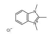 1,2,3-trimethyl-benzimidazolium, chloride Structure