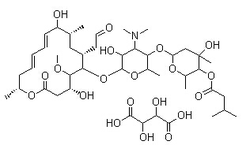 Kitasamycin tartrate structure