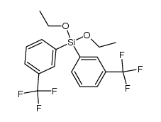 (ph-3-CF3)2Si(Oet)2 Structure