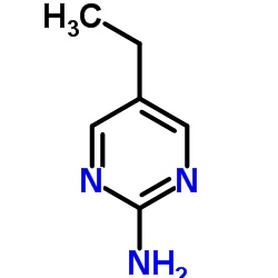 5-乙基嘧啶-2-胺结构式