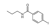 4-iodo-N-propyl-benzamide结构式