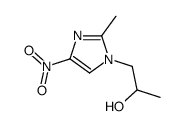 alpha,2-dimethyl-4-nitro-1H-imidazole-1-ethanol Structure