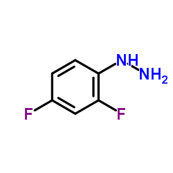 2,4-二氟苯肼结构式