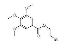 2-bromoethyl 3,4,5-trimethoxybenzoate Structure
