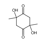 2,5-dihydroxy-2,5-dimethyl-cyclohexane-1,4-dione Structure