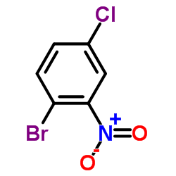 1-溴-4-氯-2-硝基苯结构式