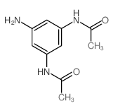 N-(3-acetamido-5-amino-phenyl)acetamide结构式
