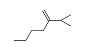 2-cyclopropyl-hex-1-ene Structure