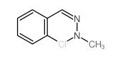 N-[(2-chlorophenyl)methylideneamino]-N-methyl-methanamine结构式