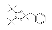 (2,2-bis(tert-butylperoxy)propyl)benzene Structure