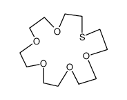 1,4,7,10,13-pentaoxa-16-thiacyclooctadecane Structure