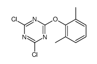 2,4-dichloro-6-(2,6-dimethylphenoxy)-1,3,5-triazine结构式