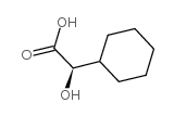 (R)-2-环己基-2-羟基乙酸结构式