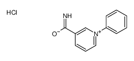 1-phenylpyridin-1-ium-3-carboxamide,chloride结构式