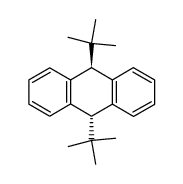 trans-9,10-di-t-butylanthracene Structure