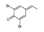 2,6-dibromo-4-ethylidenecyclohexa-2,5-dien-1-one Structure